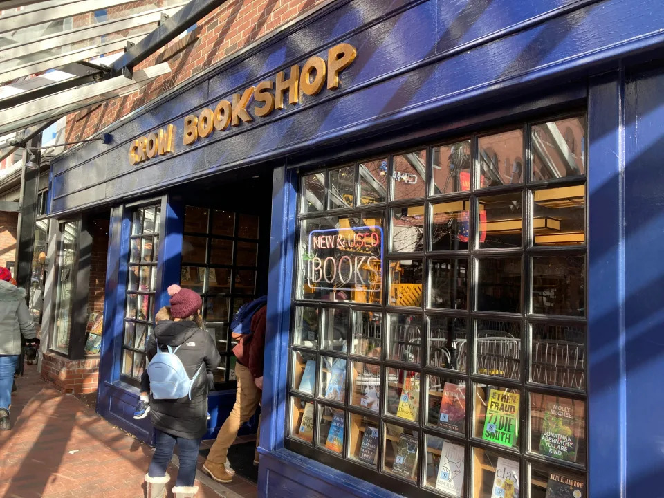 Crow Bookshop on the Church Street Marketplace in Burlington, shown Nov. 24, 2023.