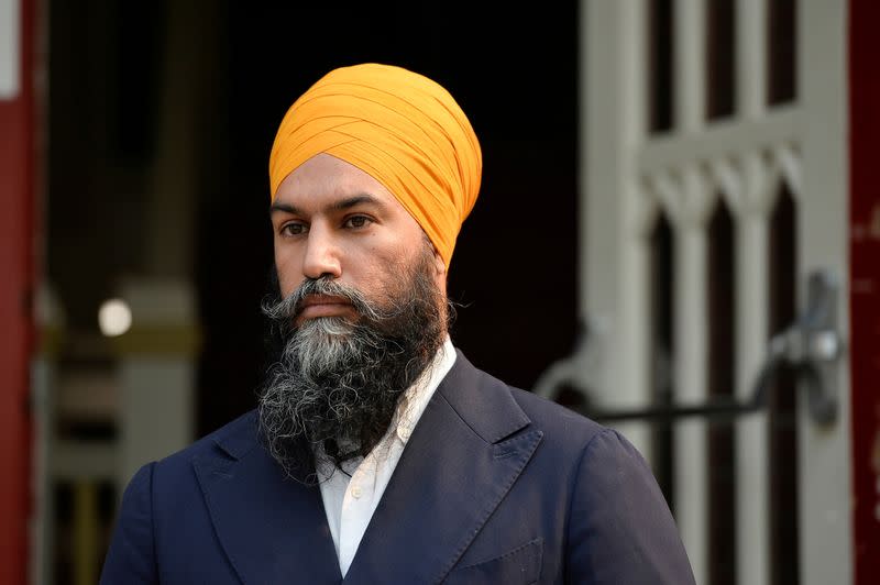 FILE PHOTO: NDP leader Jagmeet Singh visits Kamloops