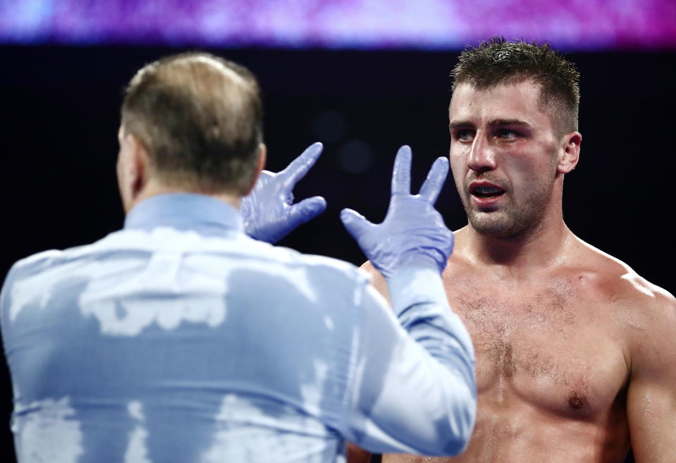 WBC titlist Oleksandr Gvozdyk.