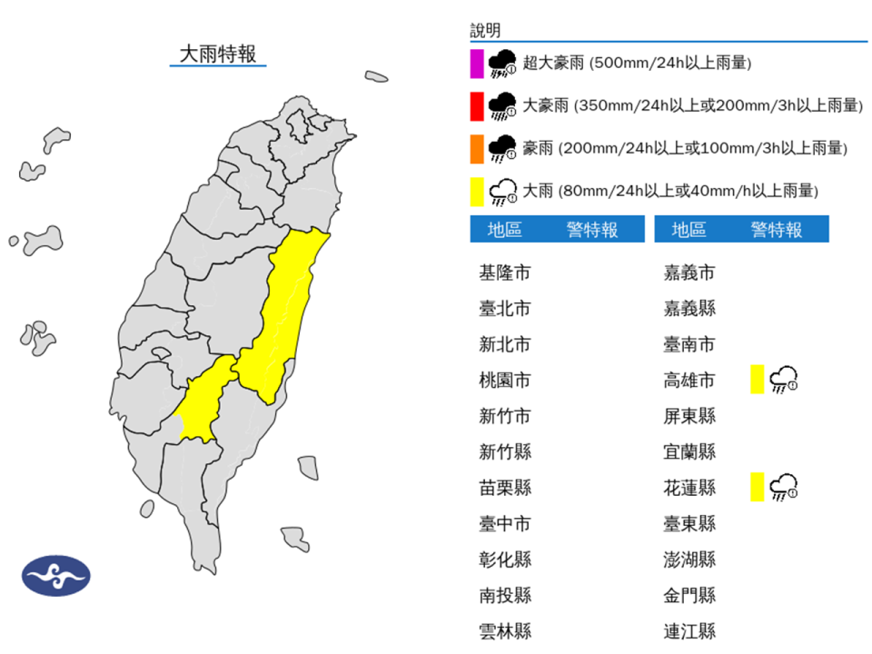 （圖取自中央氣象署網站）