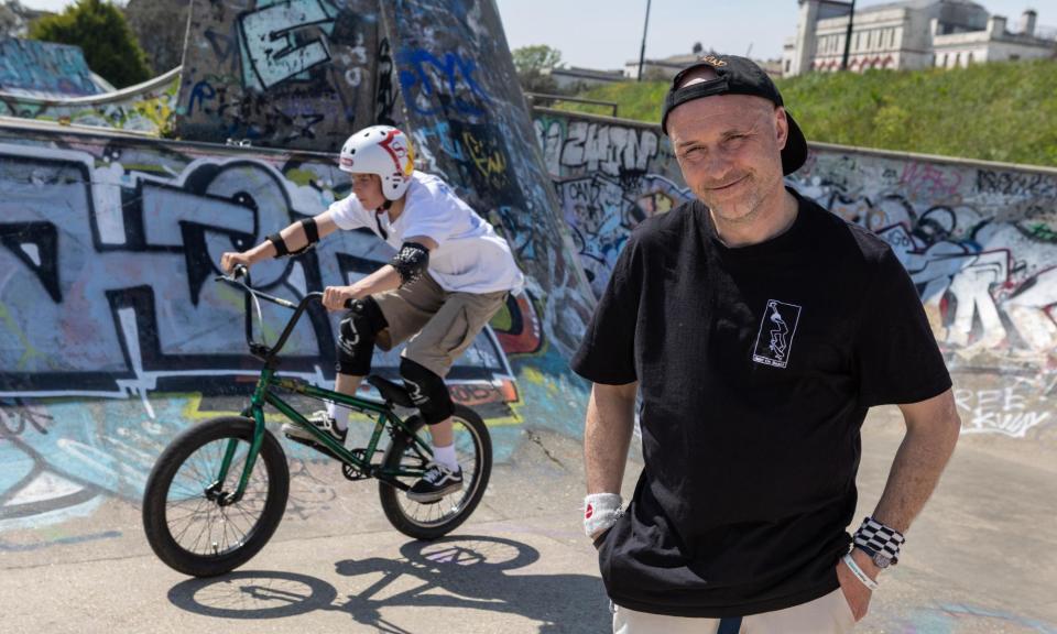 <span>Matt Davey, a former council youth worker, now runs Head on Board, a local mental health project. </span><span>Photograph: Andy Hall/The Observer</span>