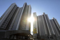 <p>A general view of the Olympic Village – Athletes Village ahead of the PyeongChang 2018 Winter Olympic Games on October 30, 2017 in Gangneung, South Korea. (Chung Sung-Jun/Getty Images) </p>