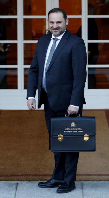 FILE PHOTO: Spain's Prime Minister Pedro Sanchez holds his first cabinet meeting in Madrid