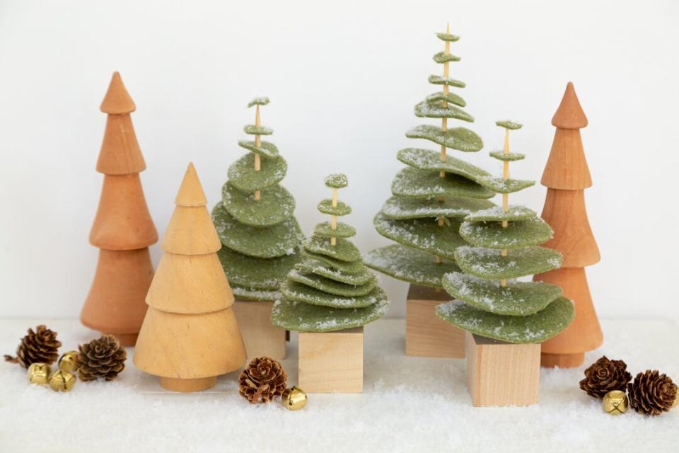 DIY Felt Trees