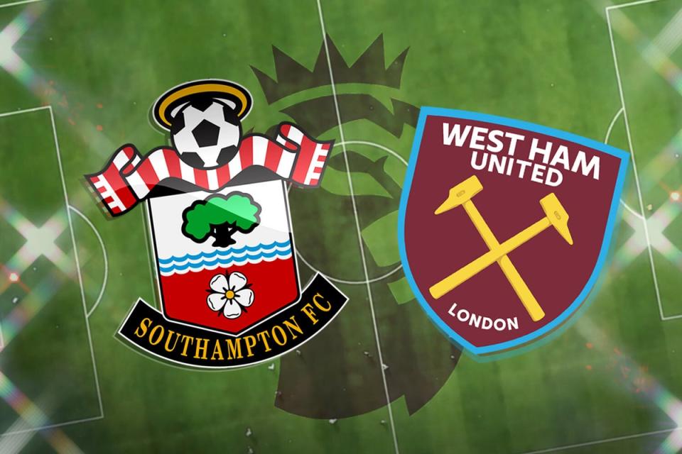 Southampton host West Ham at St Mary’s on Sunday afternoon  (ES Composite)