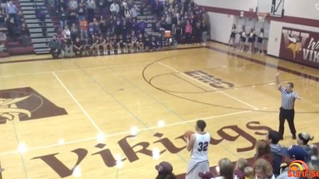 A high school basketball game in Nebraska featured three buzzer beaters. 