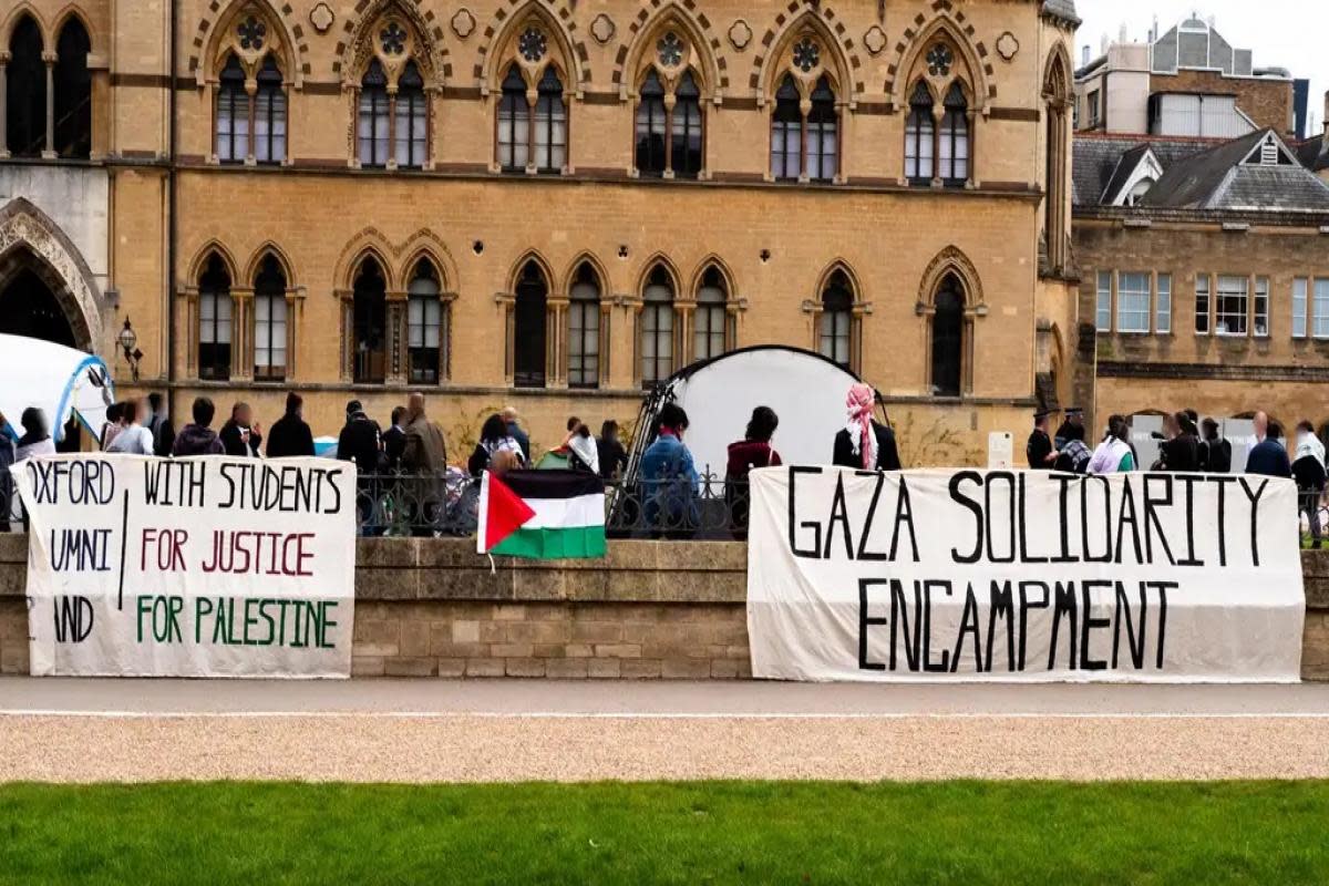 Students outside Pitts Rivers Museum at Oxford University <i>(Image: PA)</i>