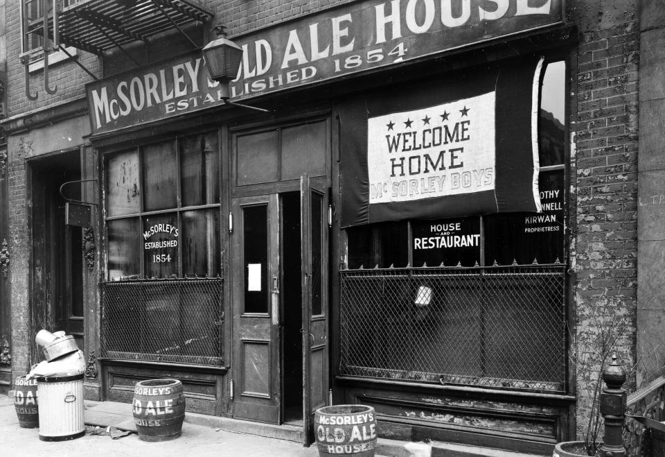 East 7th Street (Welcome Home McSorley Boys), 1946.