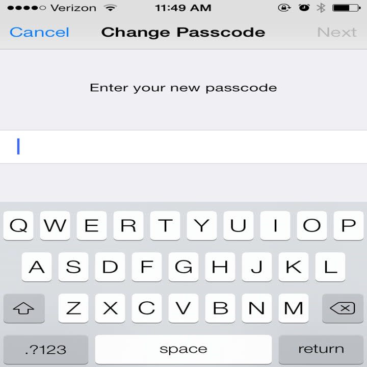 This one's pretty simple — a stronger password is one with numbers and letters. So if you want your phone to be even more secure, go into Settings and then select Passcode.You'll have to enter your current passcode and then, when you go to change it, the second screen will come up. From there, choose Custom Alphanumeric Code and come up with whatever combination you like.