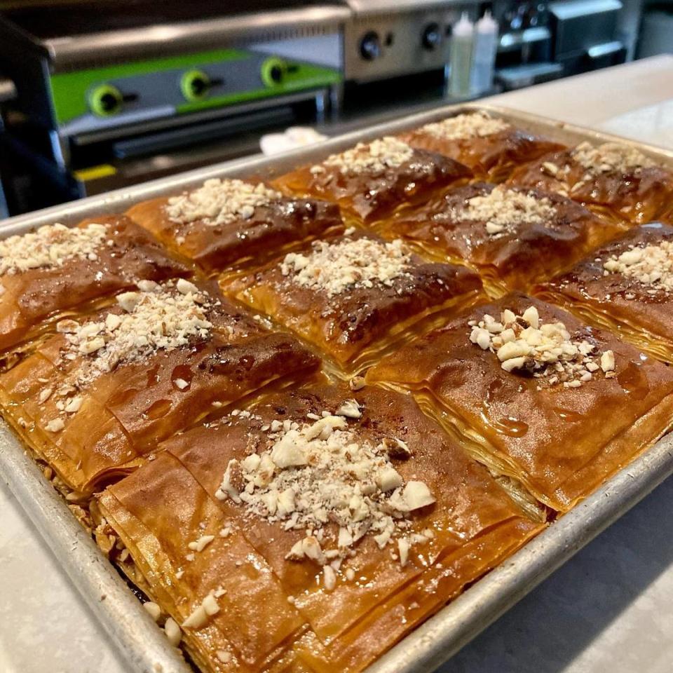 Baklava is a favorite dessert at the annual Asheville Greek Festival.