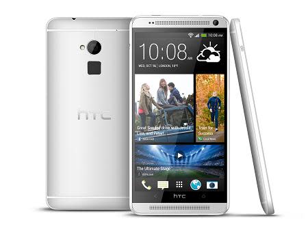 宏達電HTC ONE MAX 5.9吋具指紋辨識功能。(圖宏達電提供)