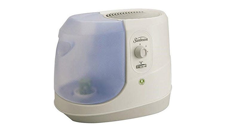 Outfitted with two speed settings, you can run the Sunbeam Cool Mist Humidifier up to 24 hours at a time.