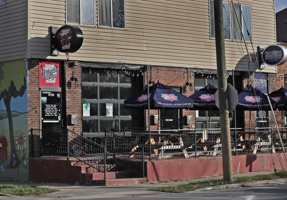 Naeemah Jackson's grandparents had a sausage store that was originally at 4155 Boulevard Place for decades starting in the 1960s, in the Butler-Tarkington neighborhood. It is now Hoagies & Hops. Photo taken Friday, Nov. 19, 2021.