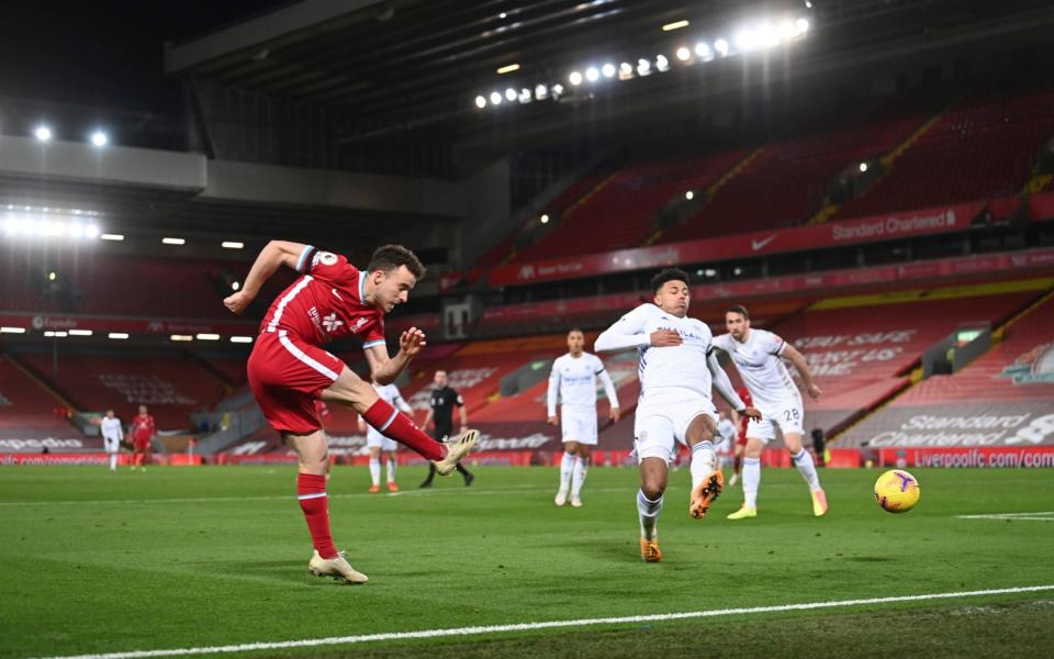 Diogo Jota scores for Liverpool - GETTY