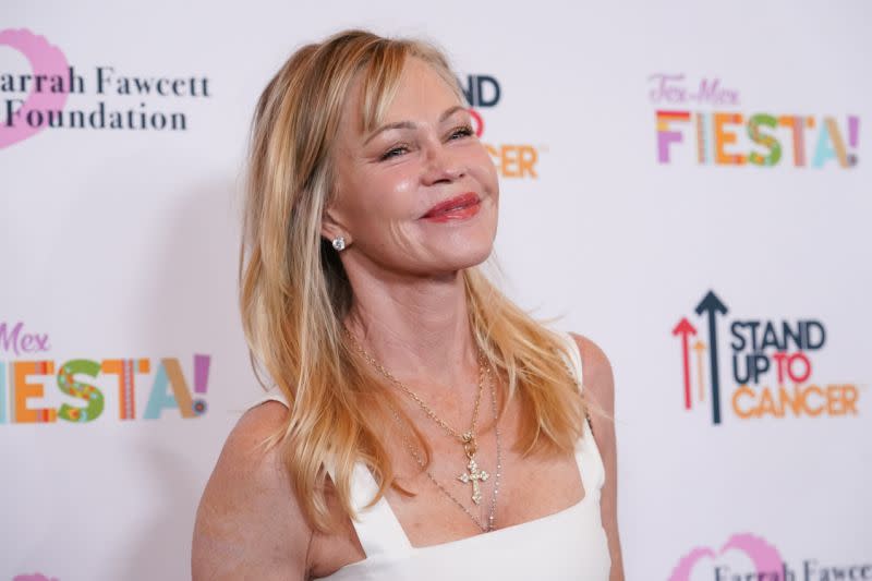 Melanie Griffith hat ein aufreizendes neues Selfie geteilt. Foto: Getty