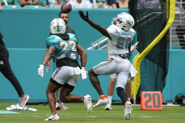 August 19, 2023: Miami Dolphins wide receiver Braylon Sanders (86