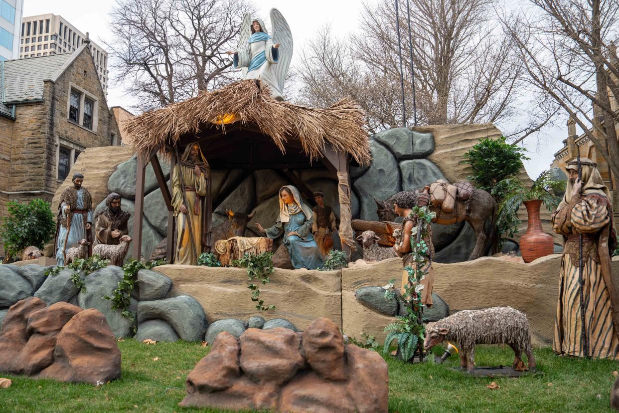 The State Auto Nativity Scene has moved to St. Joseph Cathedral on East Broad Street.