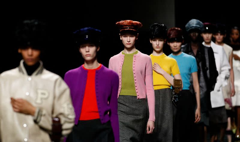 FILE PHOTO: Prada presents its Fall-Winter 2024/2025 collection during Milan Fashion Week