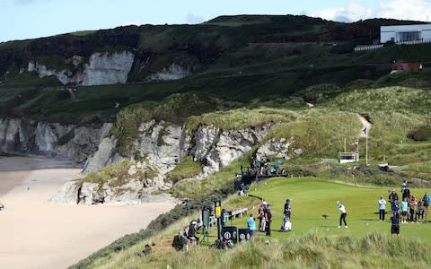 General view of the 5th green during day three of The Open Championship 2019 at Royal Portrush Golf Club - Credit: PA