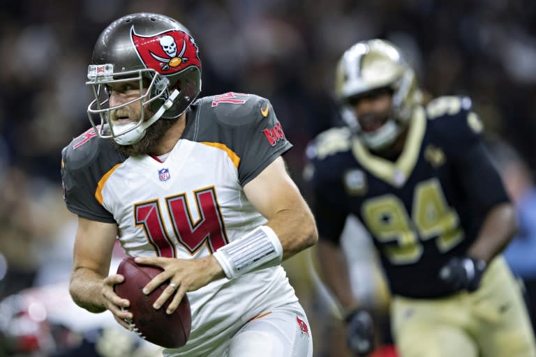 Ryan Fitzpatrick of the Tampa Bay Buccaneers only started against the New Orleans Saints because the Bucs No. 1 quarterback Jameis Wilson is serving a suspension