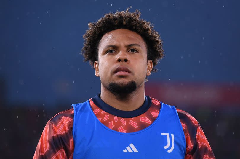 Weston McKennie of Juventus looks on