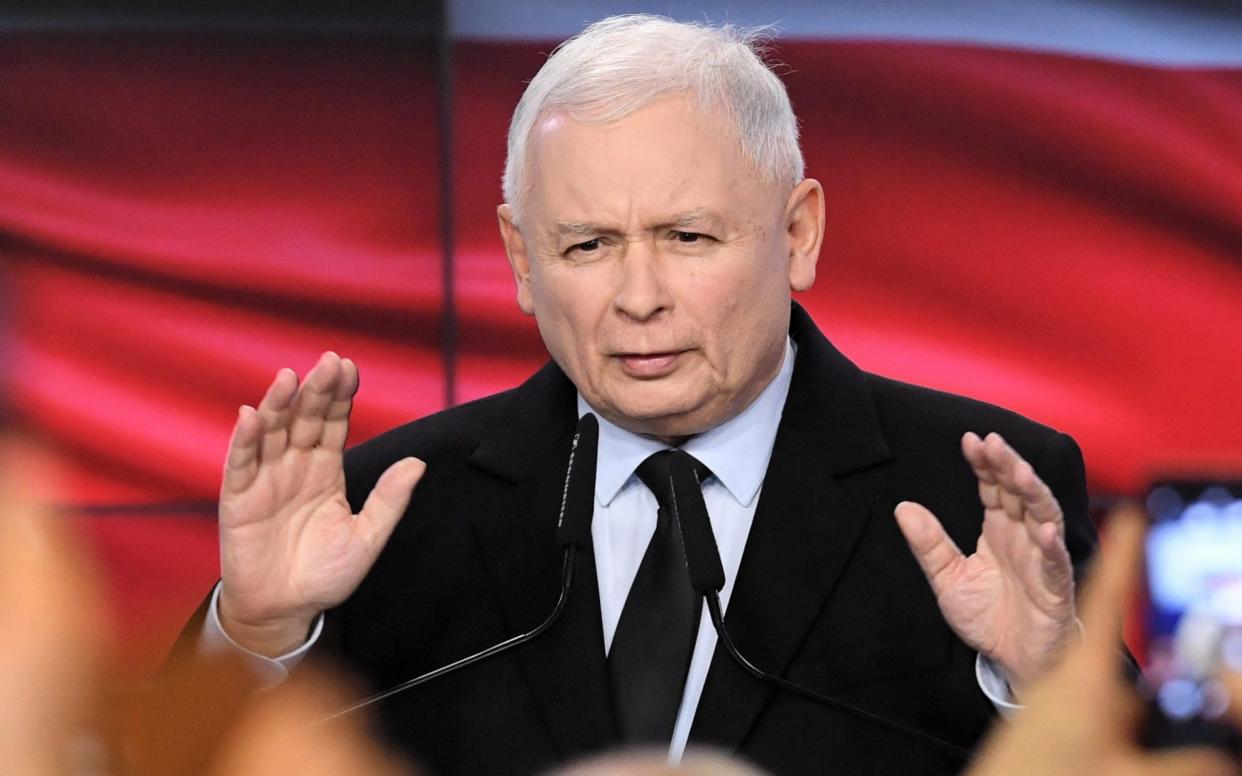 Jaroslaw Kaczynski told supporters they had reason to 