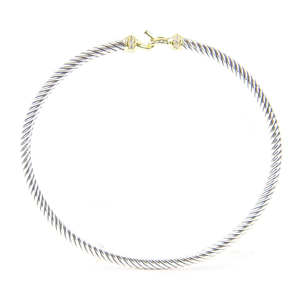 David Yurman women’s cable buckle bracelet. (Photo: eBay)