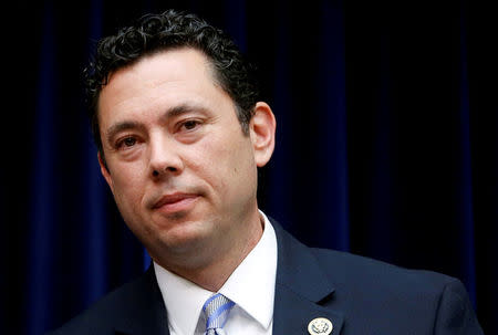 FILE PHOTO: Chairman of the House Oversight and Government Reform Committee Jason Chaffetz before testimony on the "Oversight of the State Department" in Washington, U.S. July 7, 2016. REUTERS/Gary Cameron/File Photo