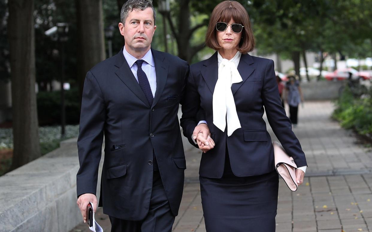 Sam Patten, an associate of Paul Manafort, leaves court in Washington DC - Getty Images North America