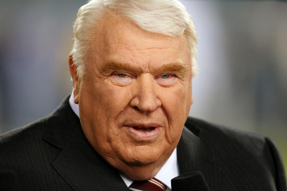 Hall of Fame coach and legendary analyst John Madden, seen here before a 2007 game, has died at 85.