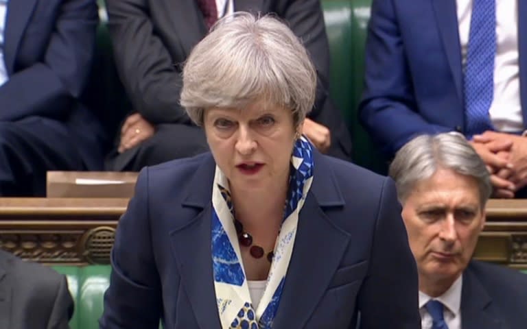 After missing a general election majority Britain's Prime Minister Theresa May had to unveil a diluted programme to parliament which will include mammoth legislation needed to take Britain out of the EU