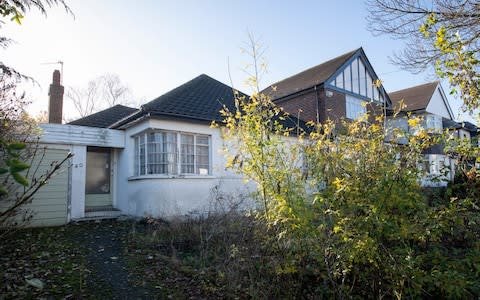 The house in Kenton - Credit: Geoff Pugh for The Telegraph