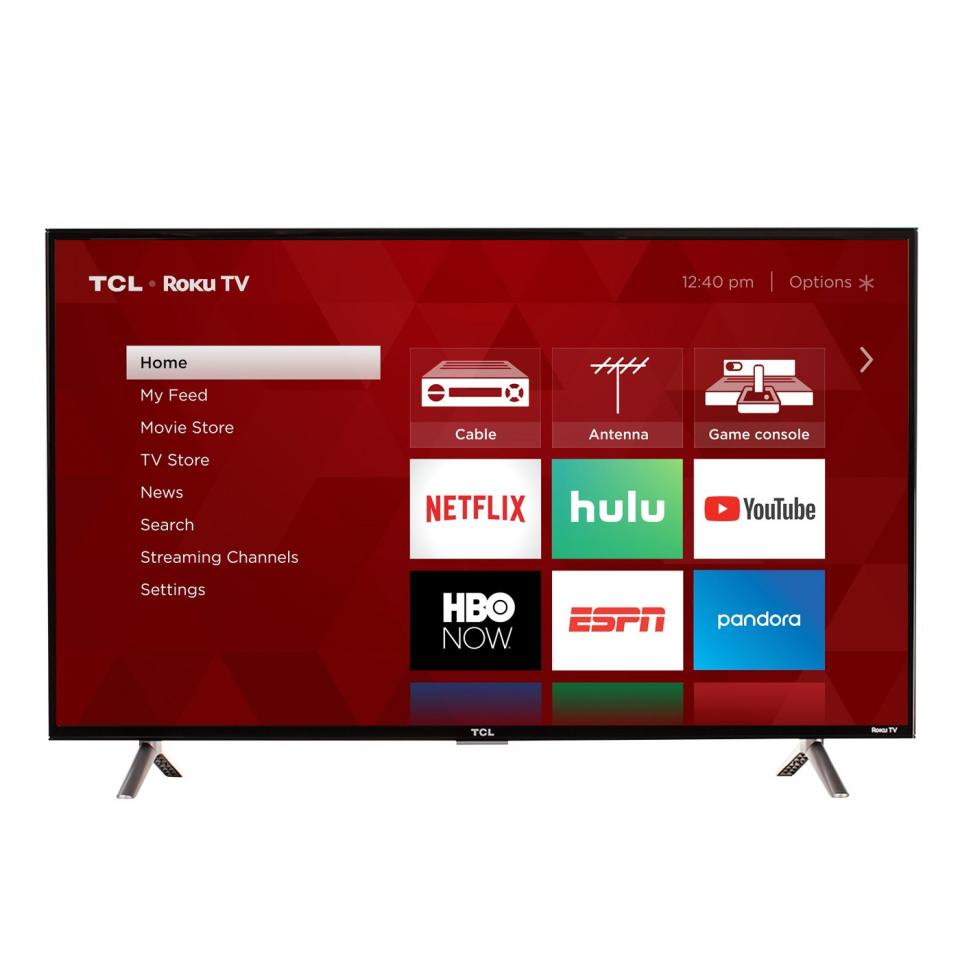 TCL 40” 1080p 120Hz CMI Roku Smart LED TV. (Photo: Target)