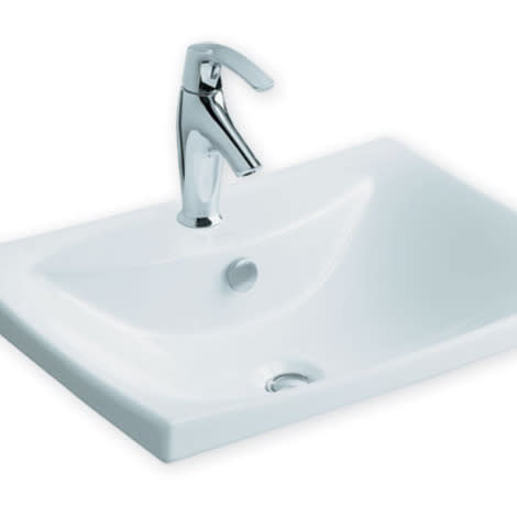 Enameled cast iron sink