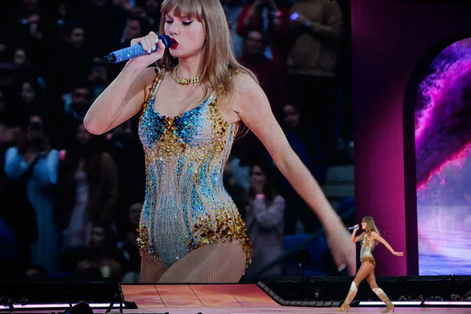 taylor swift performs in france on 2 june 2024