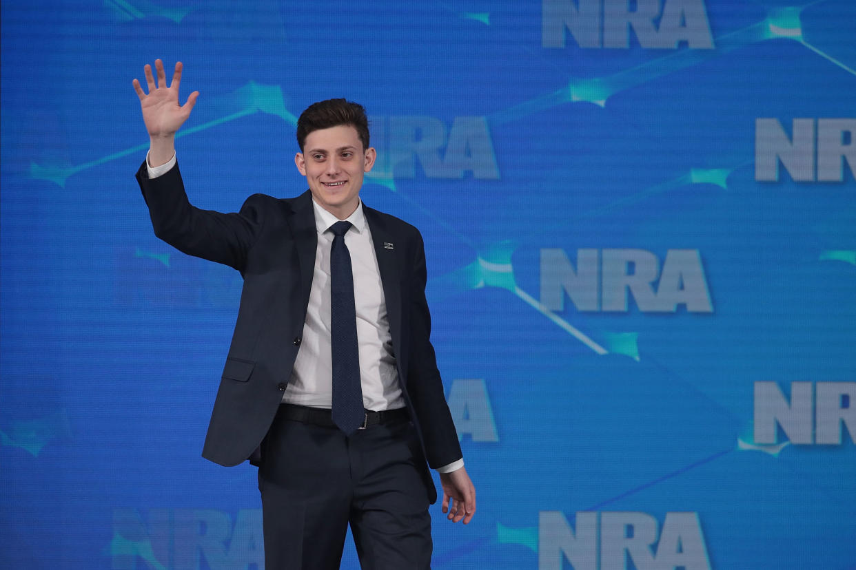 Kyle Kashuv responds to former Republican Congressman who compared him to a shooter (Credit: Getty)