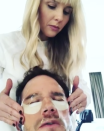 <p>The actor posted video of himself enjoying a little “me” time — a skin care treatment from his hair and makeup artist — on Sunday. ‘I’m like a little Christmas Hannibal Lecter, so good,” he says in the clip, referring to Anthony Hopkins’s scary character in <em>The Silence of the Lamb</em>s. “In the spirit of Christmas, it’s important to know how much better it feels to give than to receive. So I want to say to Bridget Brager, my longtime hair and makeup princess, Queen Brager, you’re welcome for this opportunity to give me this amazing facial massage with the creepy plastic mask on.” (Photo: <a rel="nofollow noopener" href="https://www.instagram.com/p/BcQeKi3DCHa/?taken-by=prattprattpratt" target="_blank" data-ylk="slk:Chris Pratt via Instagram;elm:context_link;itc:0;sec:content-canvas" class="link ">Chris Pratt via Instagram</a>)<br><br><br><br><br></p>