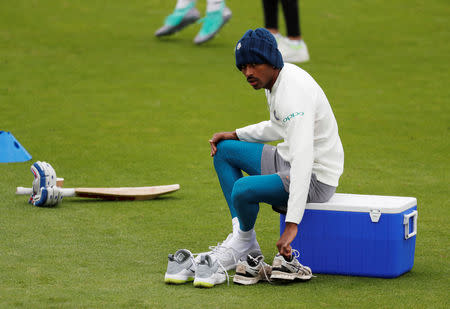 Cricket - India Nets - Ageas Bowl, West End, Britain - August 29, 2018 India's Hardik Pandya during nets Action Images via Reuters/Paul Childs