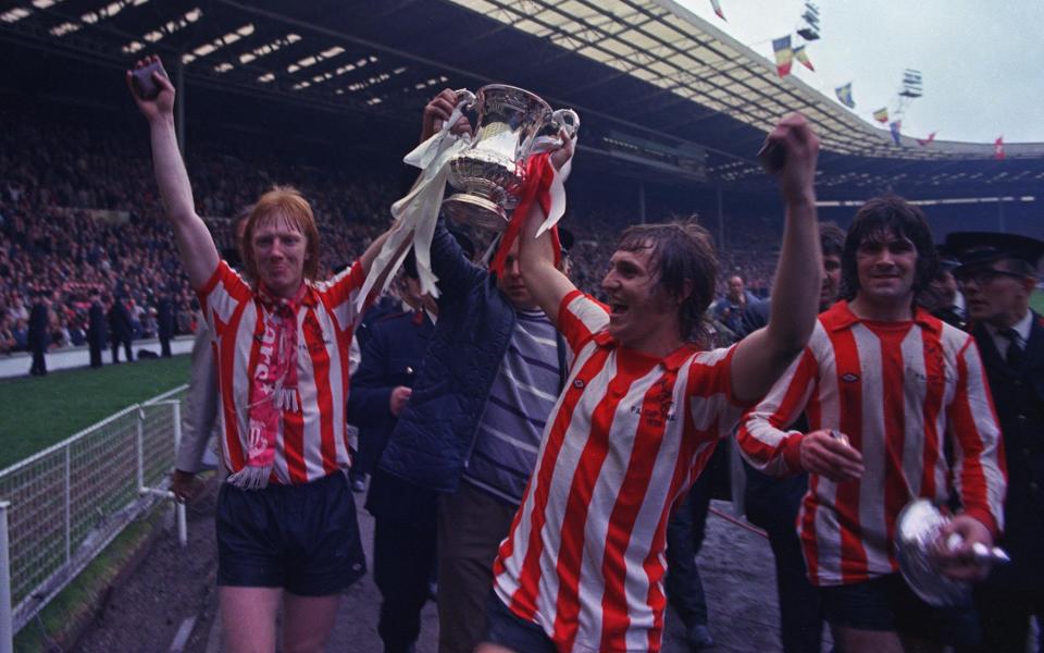 Sunderland celebrate winning the 1973 FA Cup - Sunderland and Newcastle’s toxic rivalry renewed – this is more than football