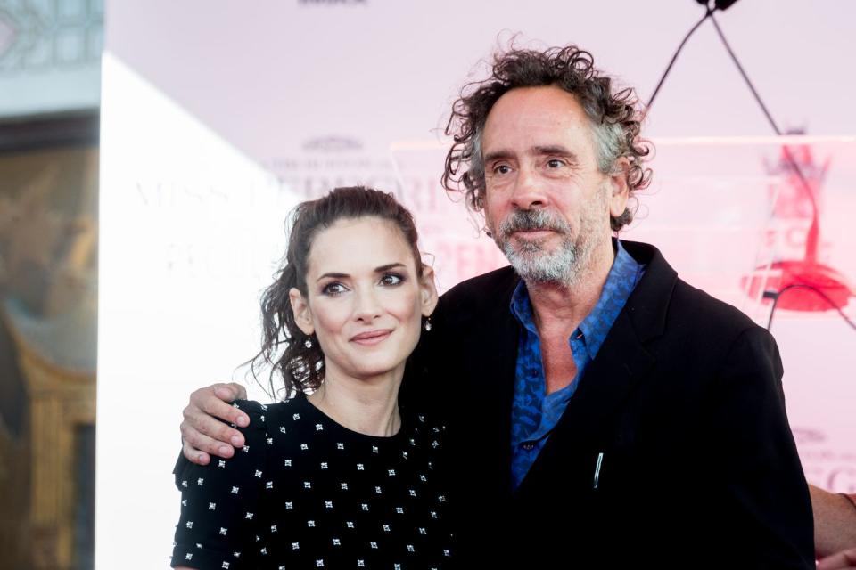 tim burton hand and footprint ceremony