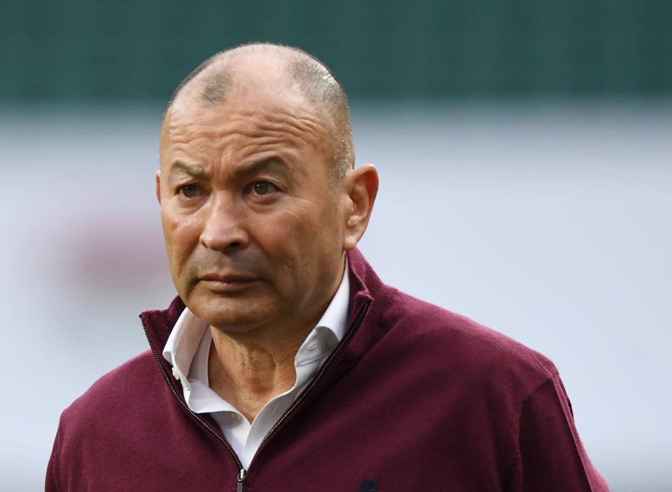 Eddie Jones paid tribute to Christophe Dominici and Diego Maradona on Thursday (EPA)