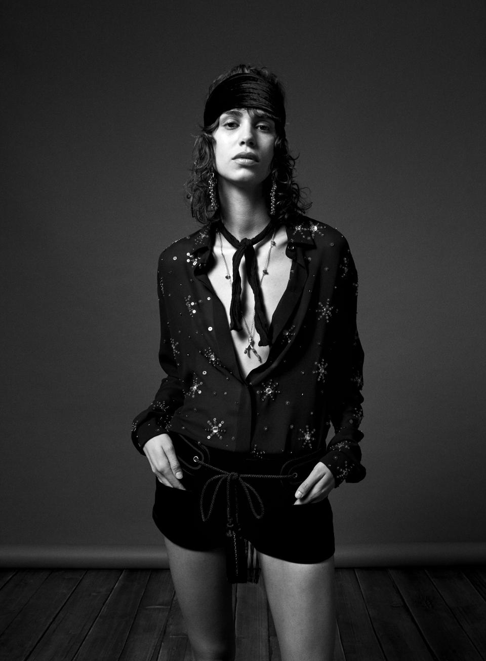 See every look from Anthony Vaccarello’s first pre-collection for Saint Laurent.
