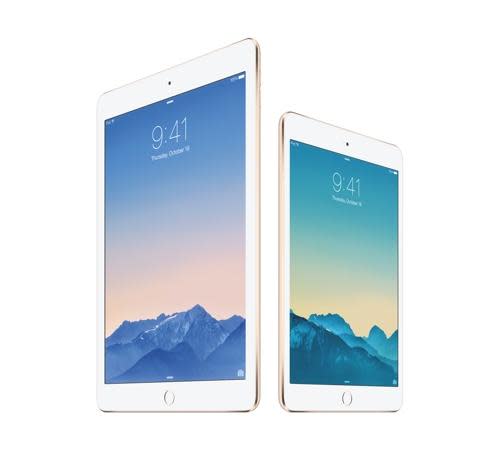 iPad Air and iPad mini