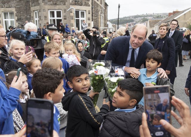 Prince and Princess of Wales visit to Wales