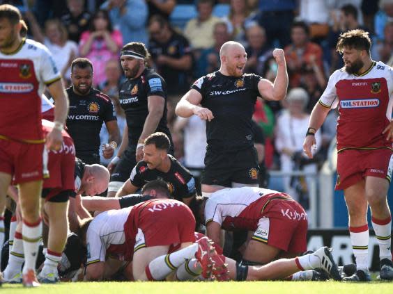 Matt Kevic celebrates (Getty)