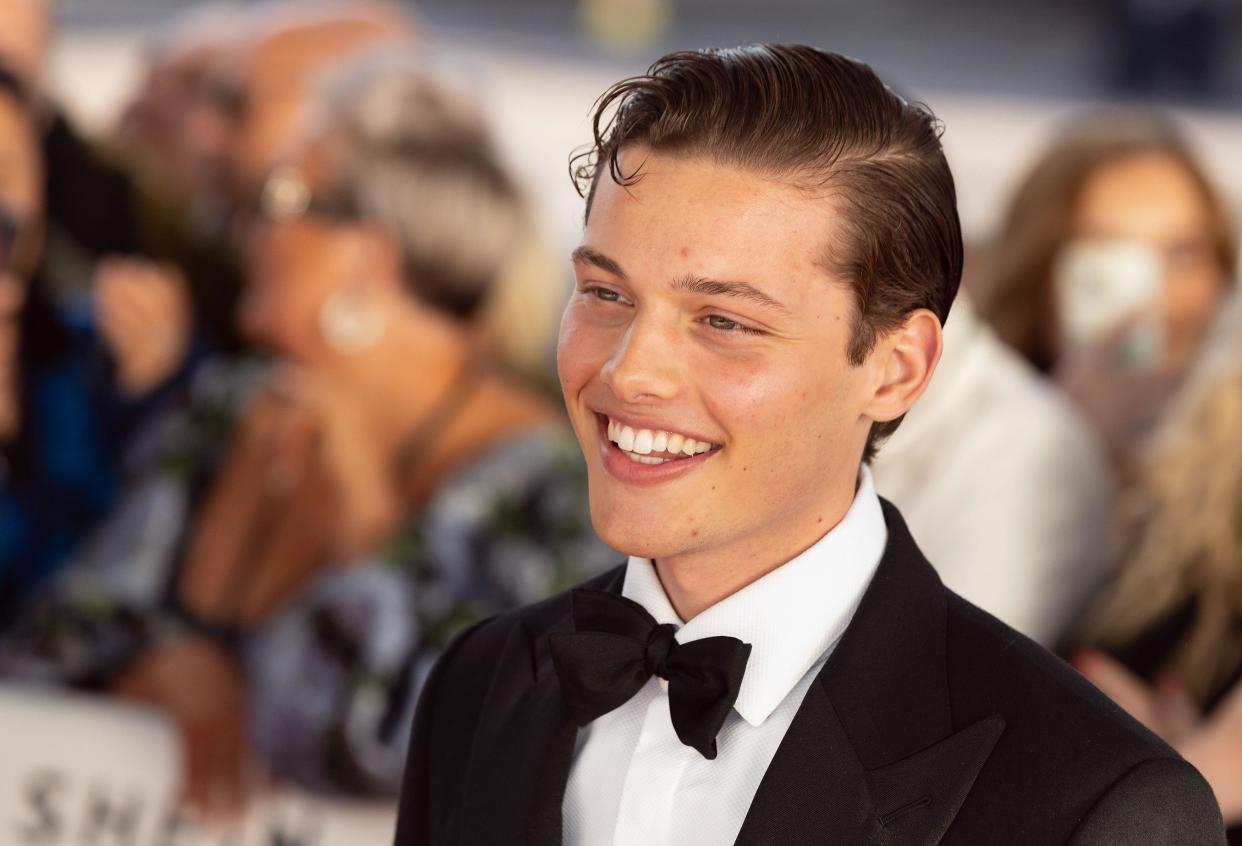 London, UK, 11 September, 2024. Bobby Brazier attends The National Television Awards Red Carpet  Arrivals at the O2 Arena, on 11 September, 2024, in London, England, United Kingdom. Credit: S.A.M./Alamy Live News