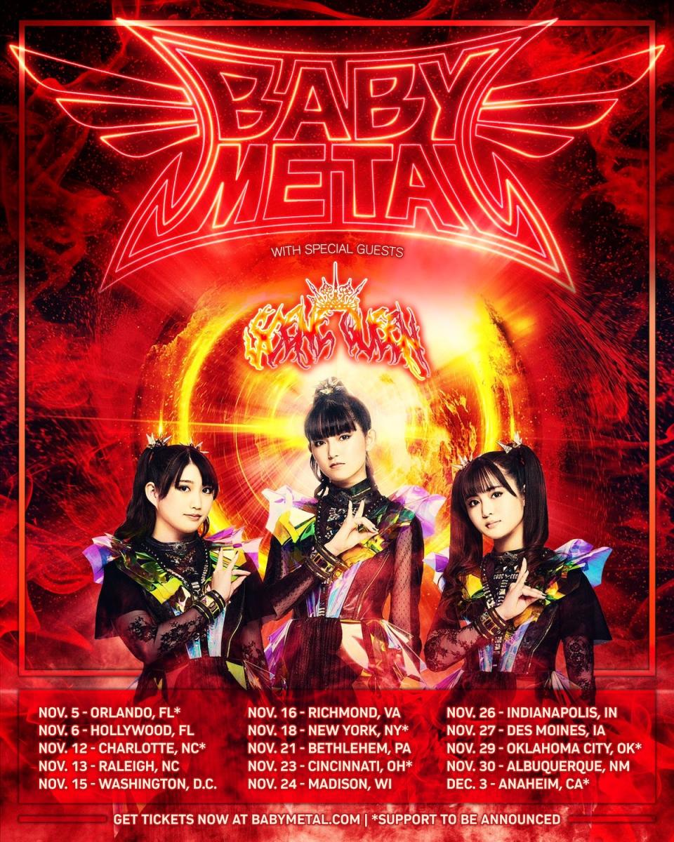 BABYMETAL 2024 tour poster