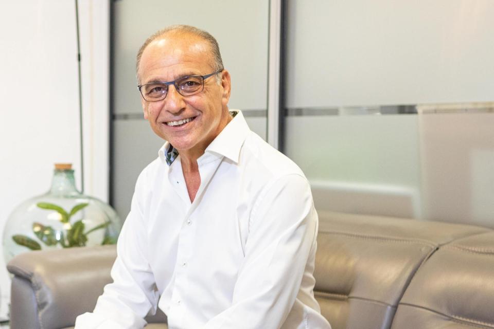 Theo Paphitis at his retail HQ (Theo Paphitis Retail Group/PA)