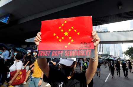 Anti-government demonstration in Hong Kong