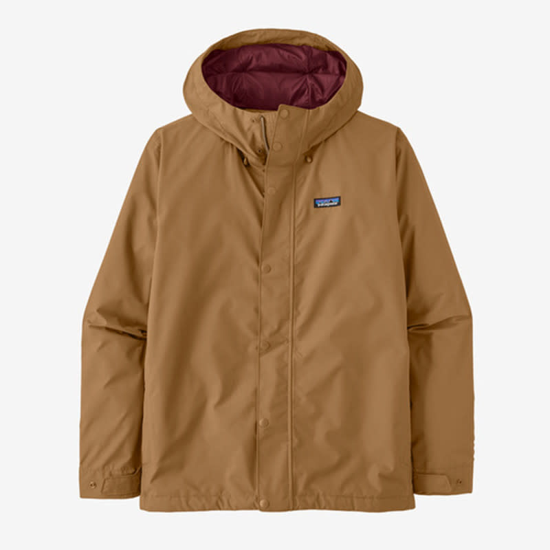 <p>Courtesy of Patagonia</p><p>A good rain jacket is a must, regardless of whether you live in sunny Southern California or the PNW. This rain jacket features an adjustable hood and cuffs to block out water and wind, and the jacket features secure pockets for convenient storage. The outer is waterproof yet breathable. The brown color of the jacket is $100 off the $249 list price. </p>